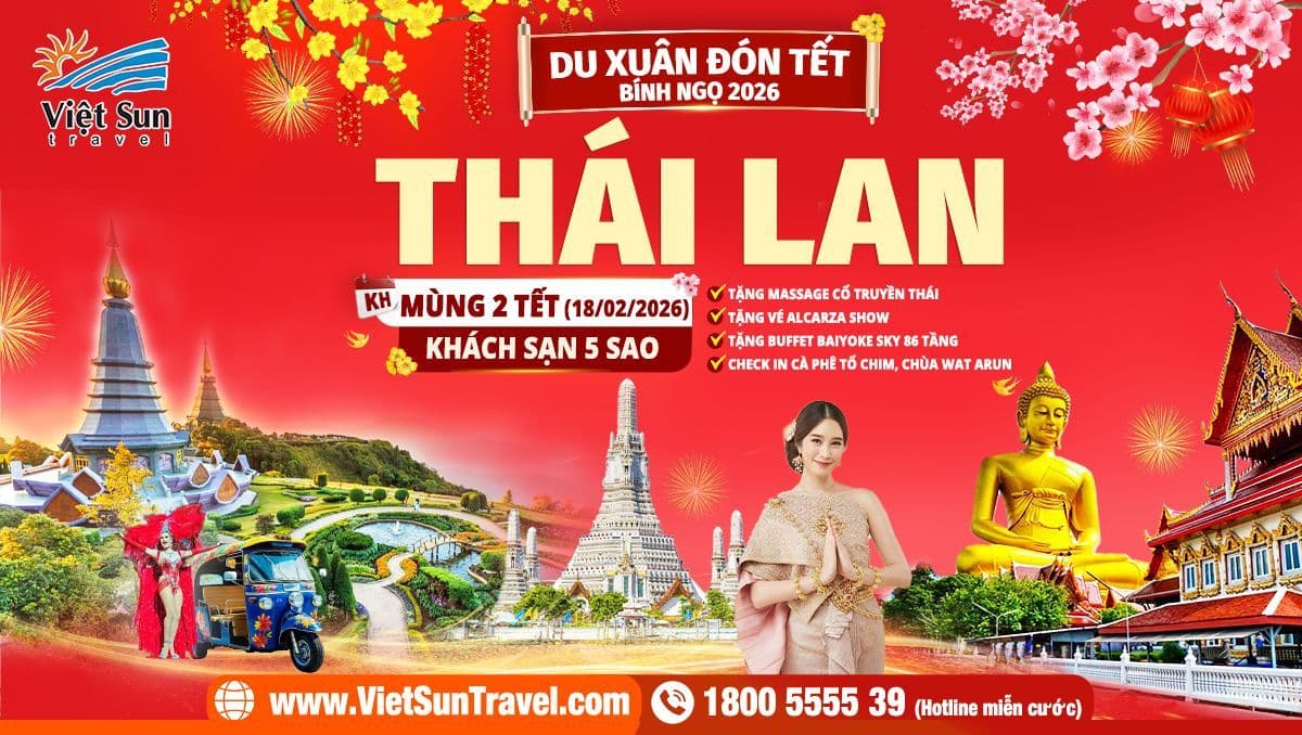 tour thái lan tết nguyên đán