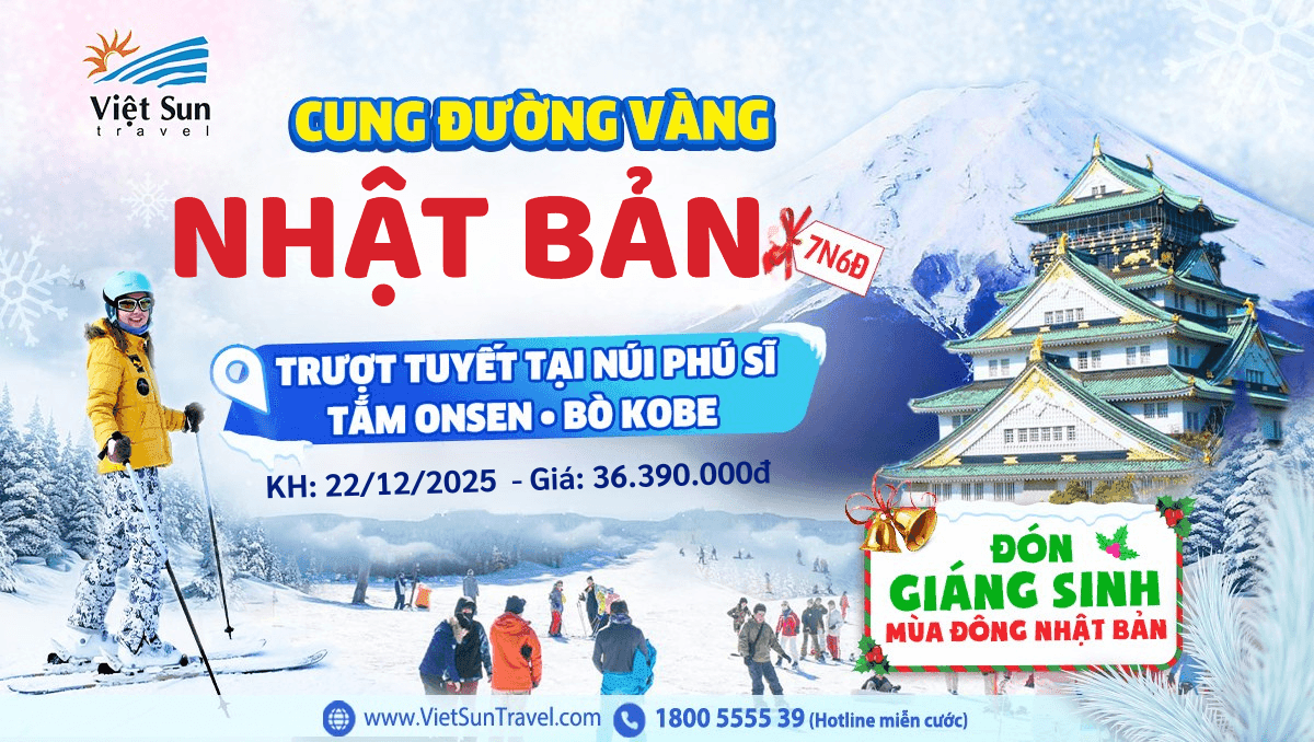 Tour Mùa đông Nhật Bản