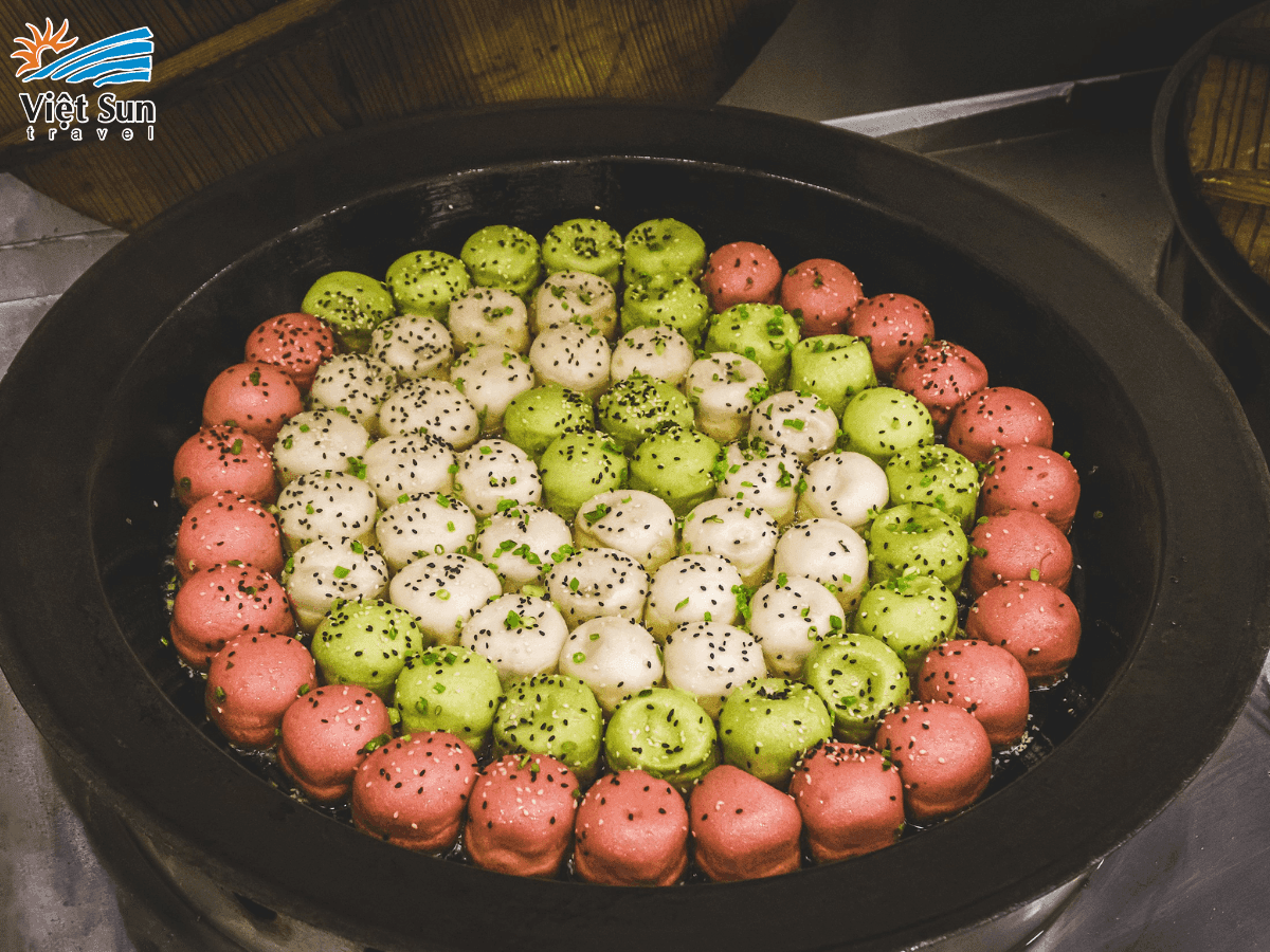 Bánh bao chiên Tứ Xuyên 