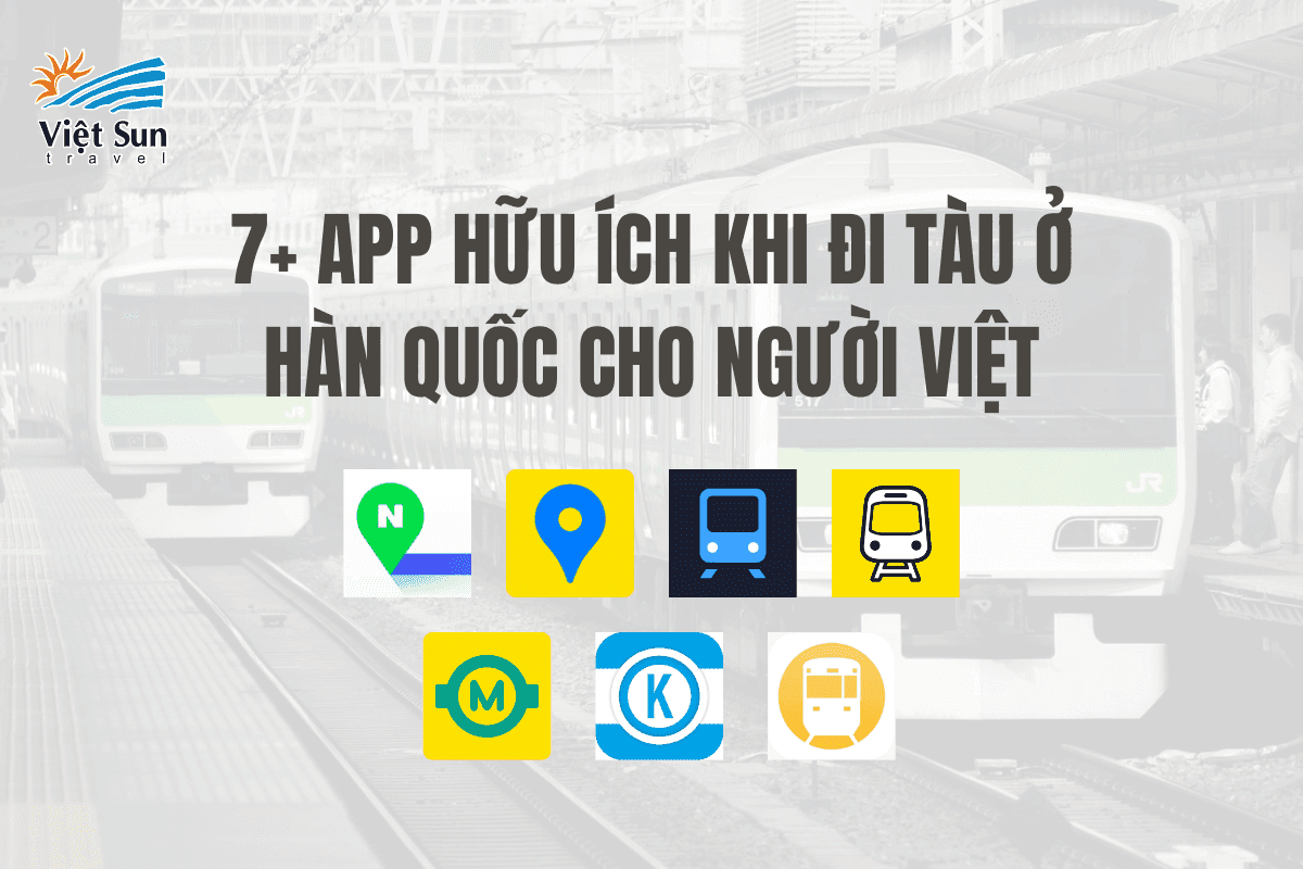 Du lịch Hàn Quốc trải nghiệm tàu điện 
