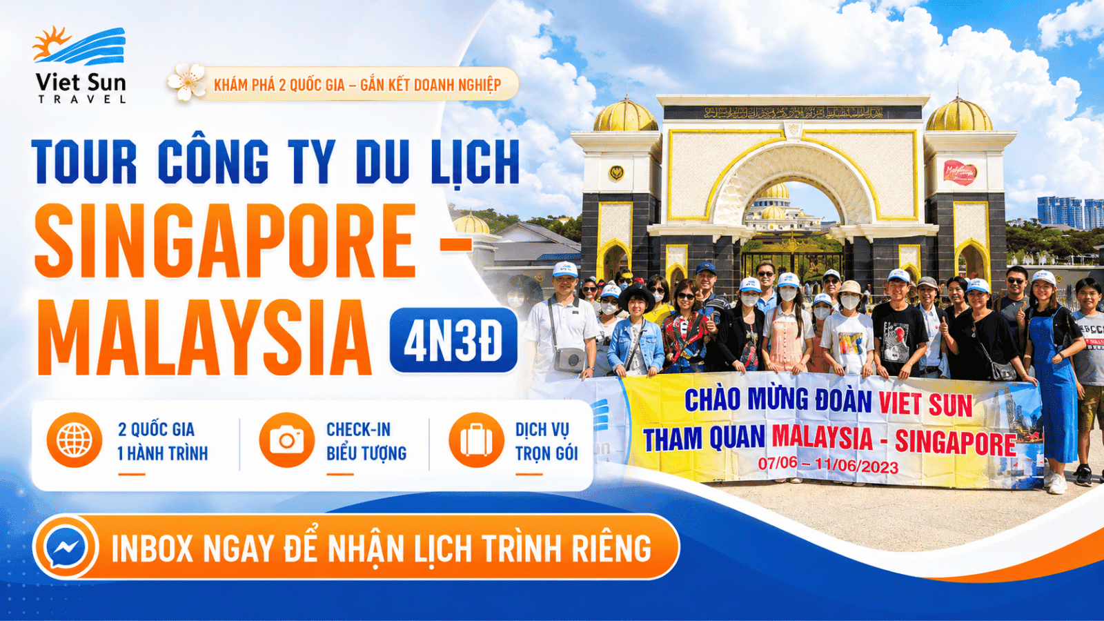 [Tour Công Ty] Du Lịch Singapore - Malaysia 4 ngày 3 đêm 