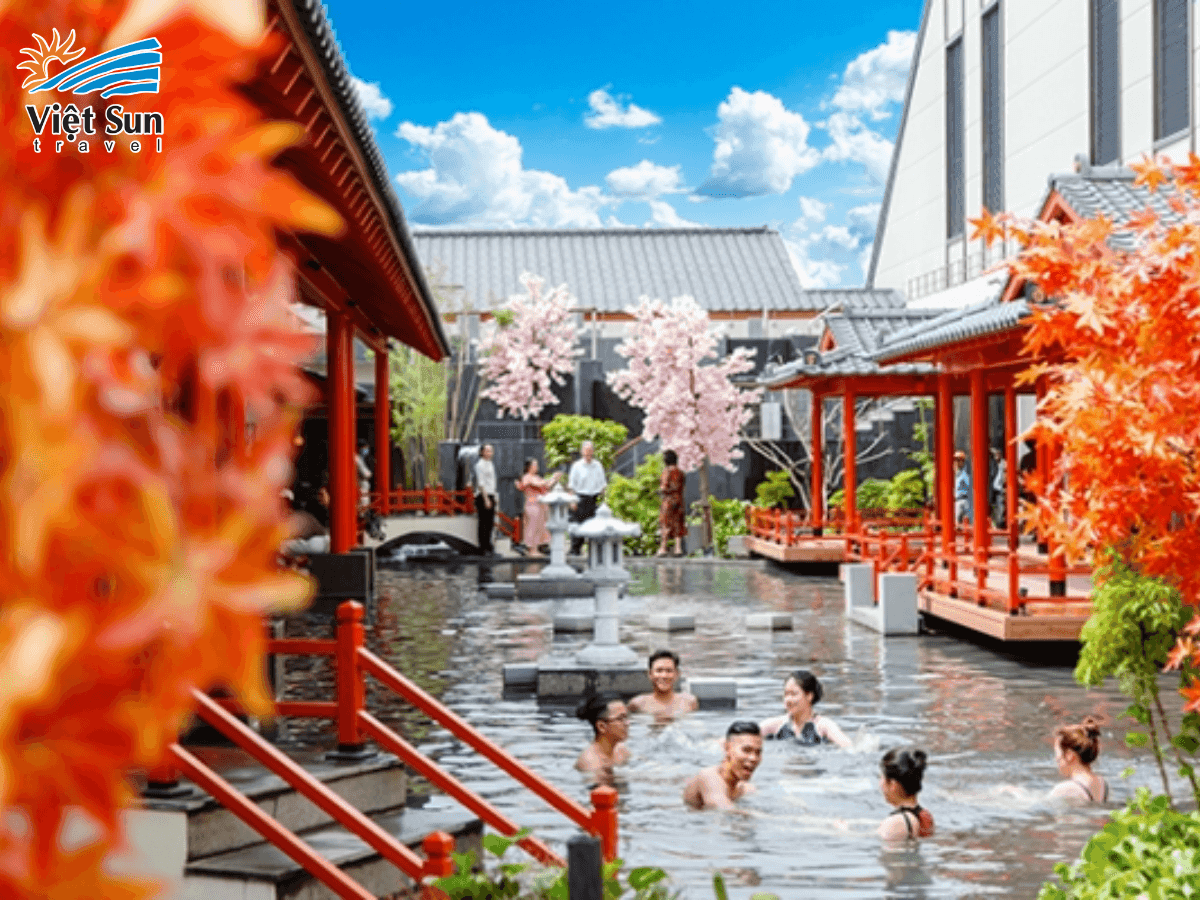 Trải nghiệm tắm Onsen Mikazuki Nhật Bản