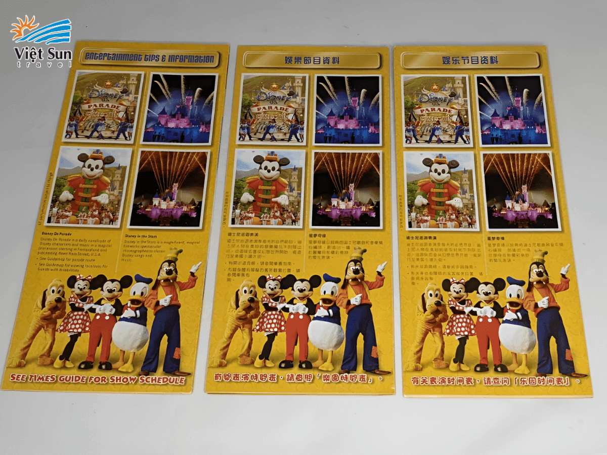Disneyland Hồng Kông maps
