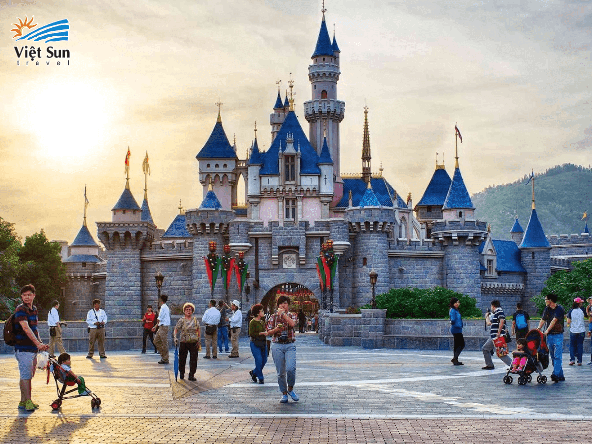 Lâu đài Cát Castle Disneyland Hongkong
