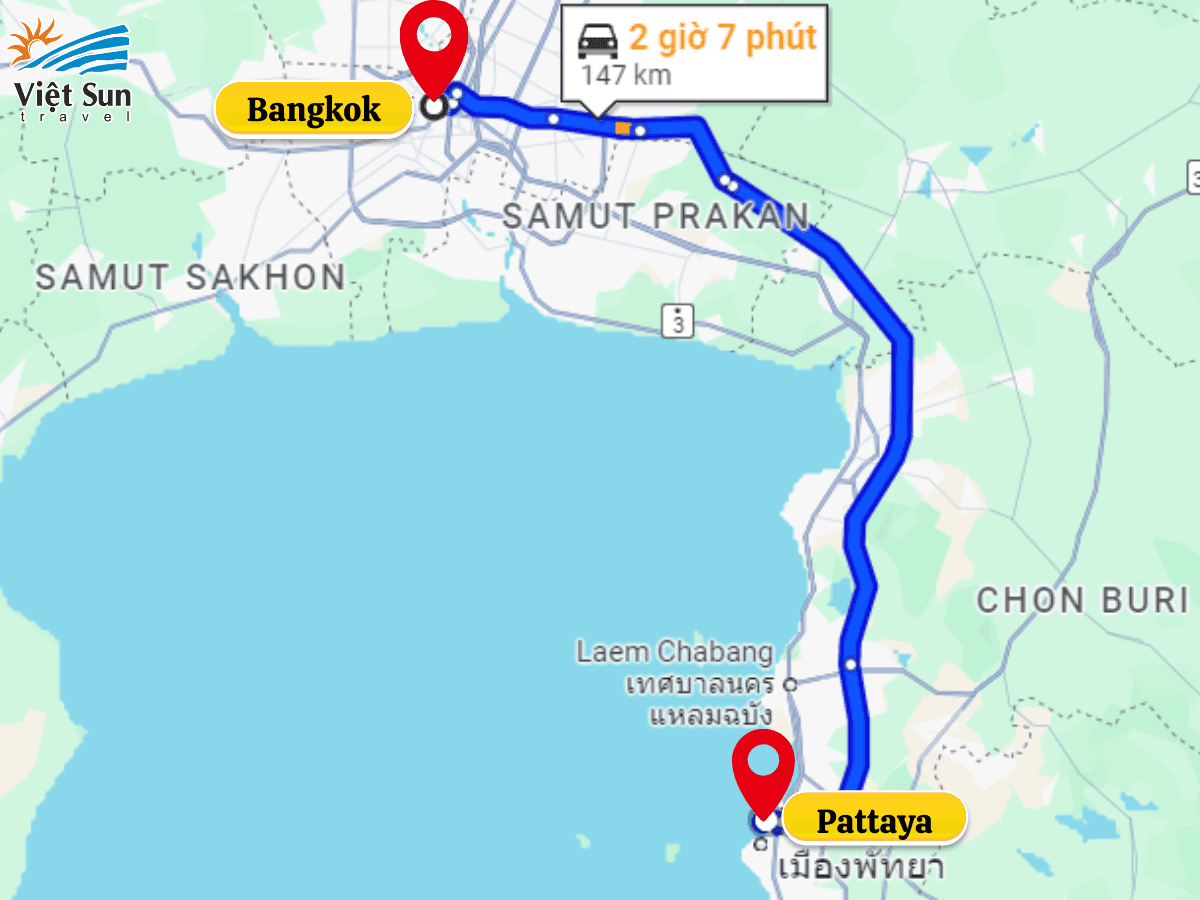 Bản đồ du lịch Thái Lan