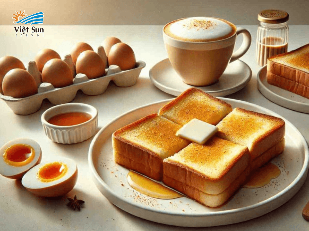 Bánh mì nướng Kaya và trứng lòng đào.png