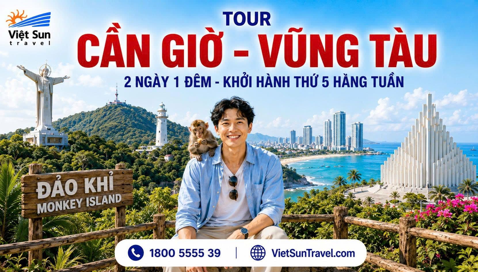 DU LỊCH CẦN GIỜ - DUYÊN HẢI - VŨNG TÀU 2 NGÀY 1 ĐÊM