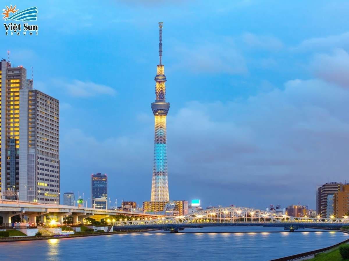 Check-in Tháp truyền hình Tokyo Sky Tree