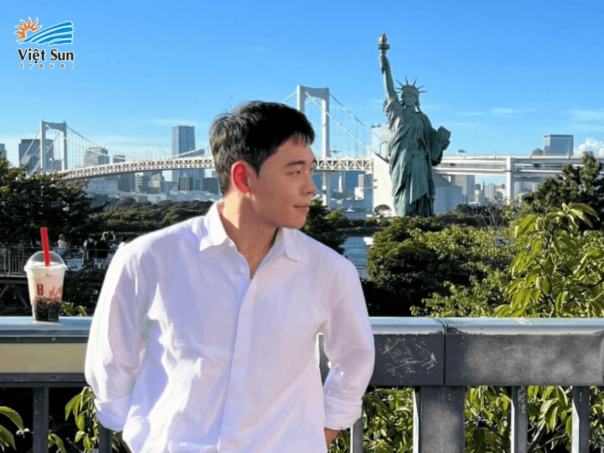 Check in Tượng Nữ Thần Tự Do tại Mỹ