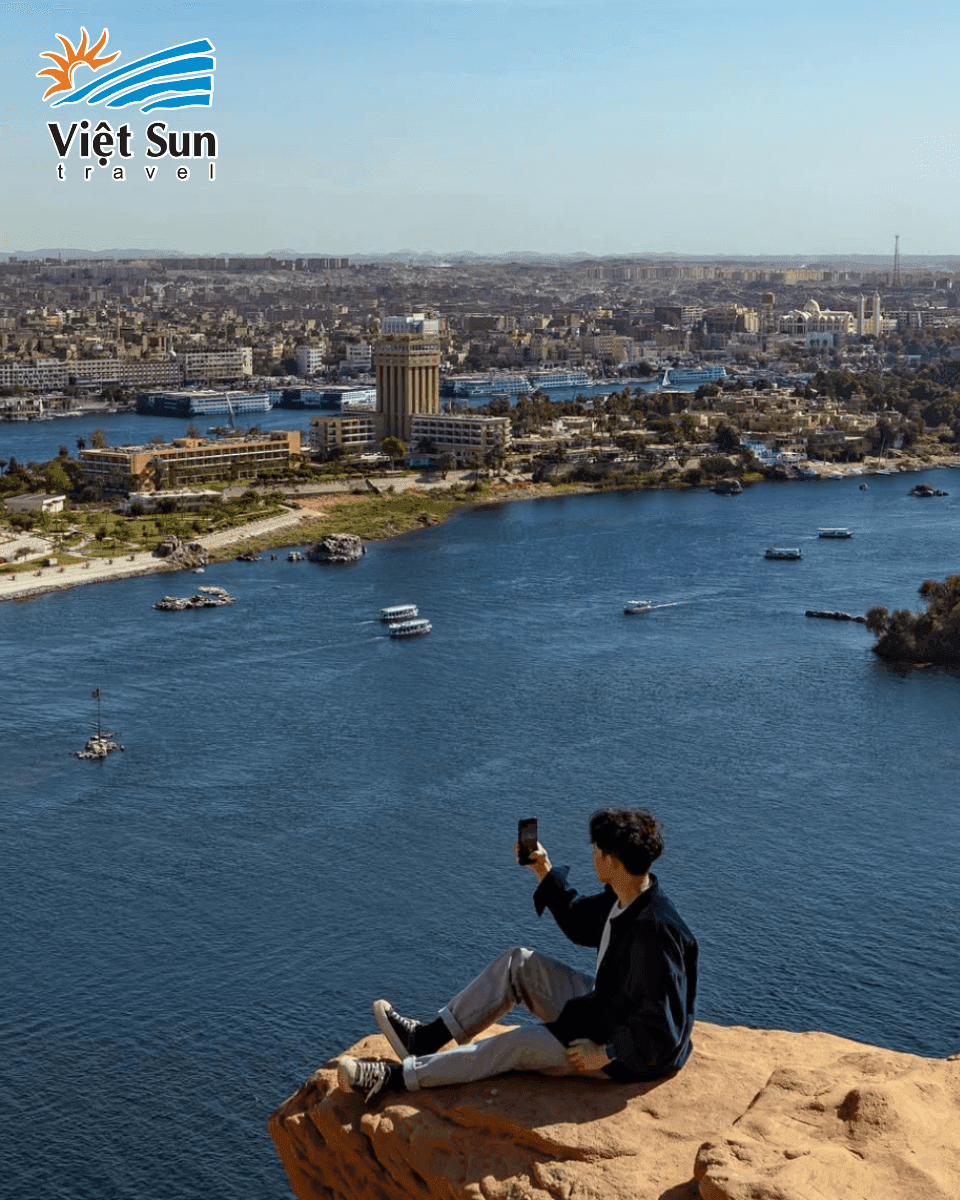 Check in sông Nile khi du lịch Châu Phi