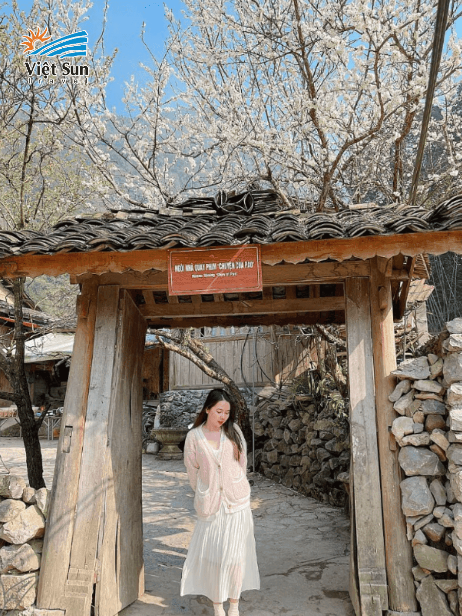 Check-in tại Nhà của Pao mùa hoa nở