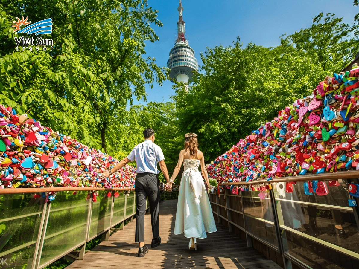 Check-in tại Tháp Namsan