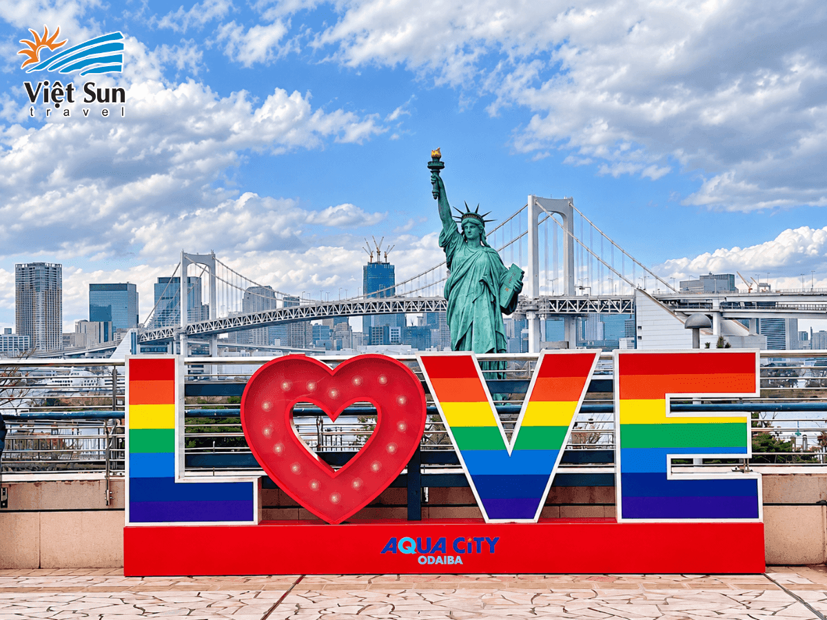 ĐẢO ODAIBA - ĐIỂM CHECK-IN NỔI BẬT Ở TOKYO