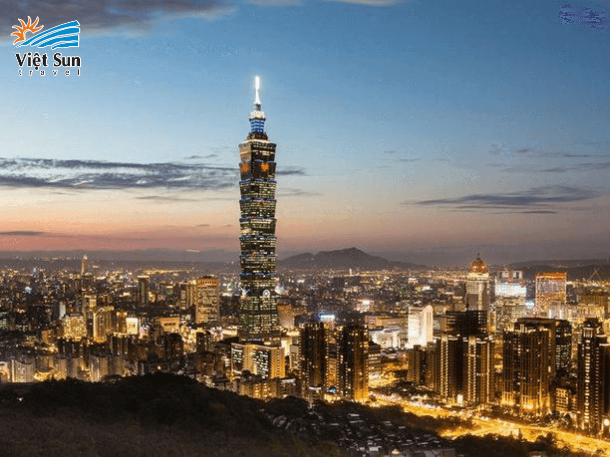 Đài quan sát Taipei 101 về đêm
