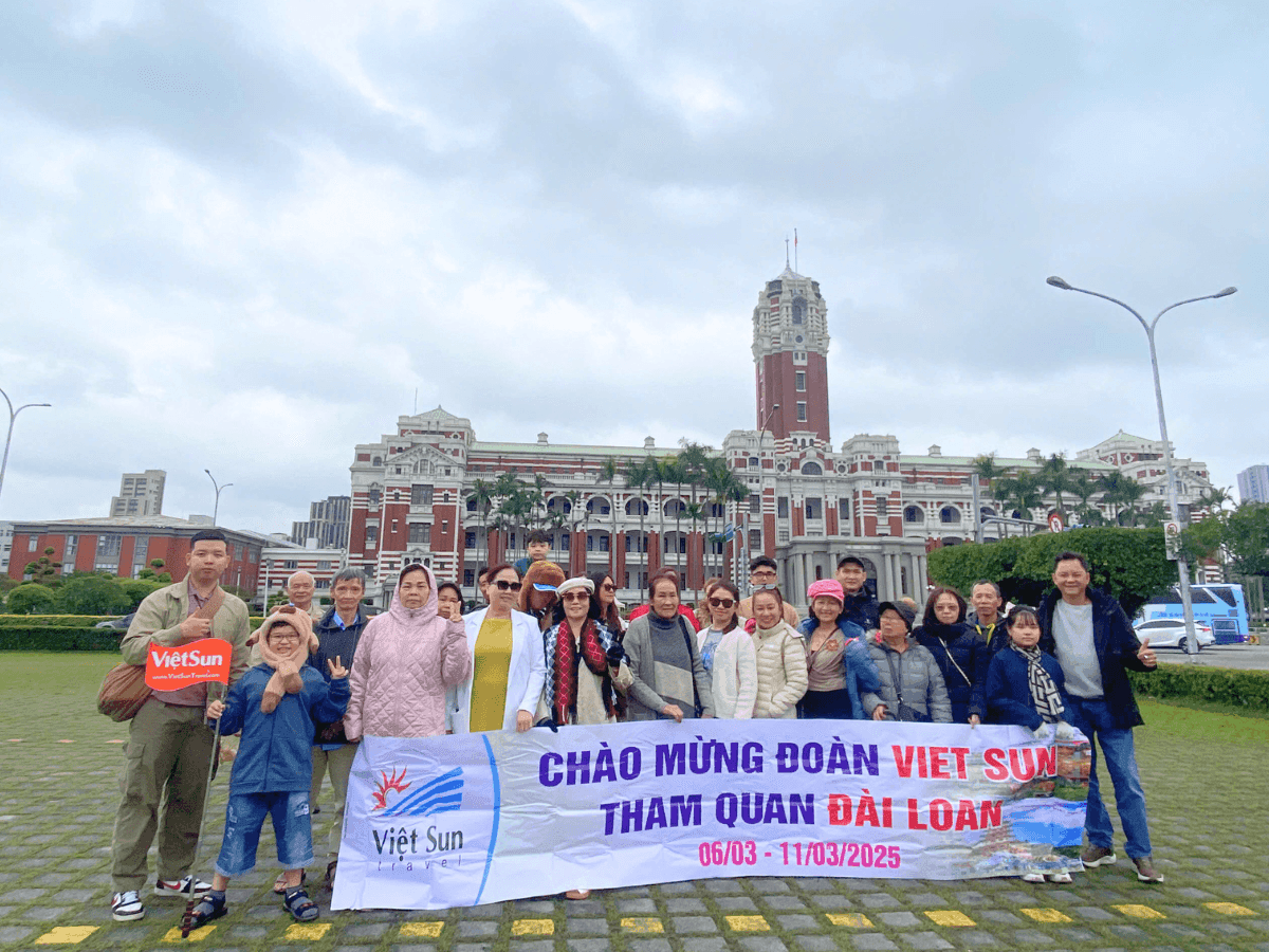 Đoàn khách du lịch Đài Loan Viet Sun Travel