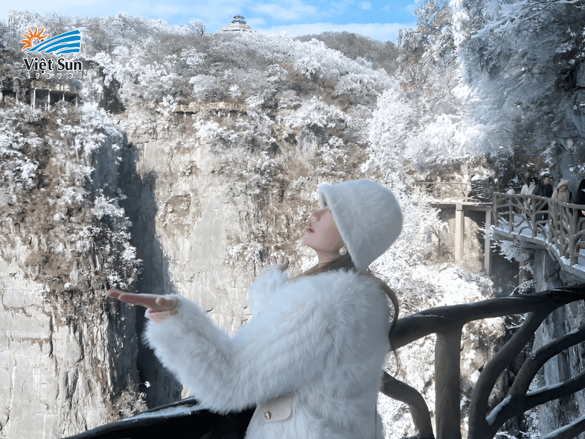 Du lịch Trương Gia Giới vào mùa đông