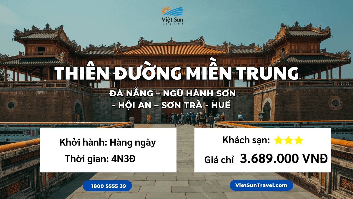 Du lịch miền Trung 4N3Đ