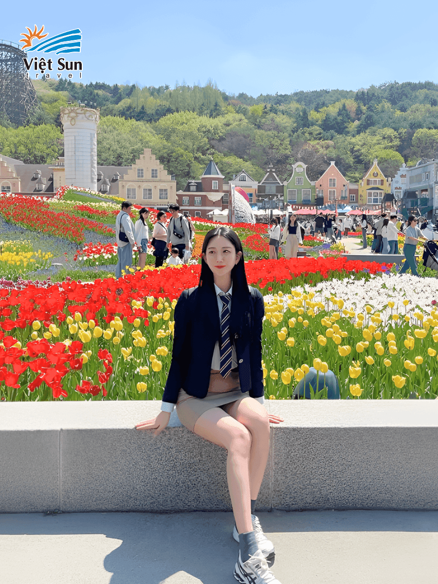 Everland vào mùa xuân