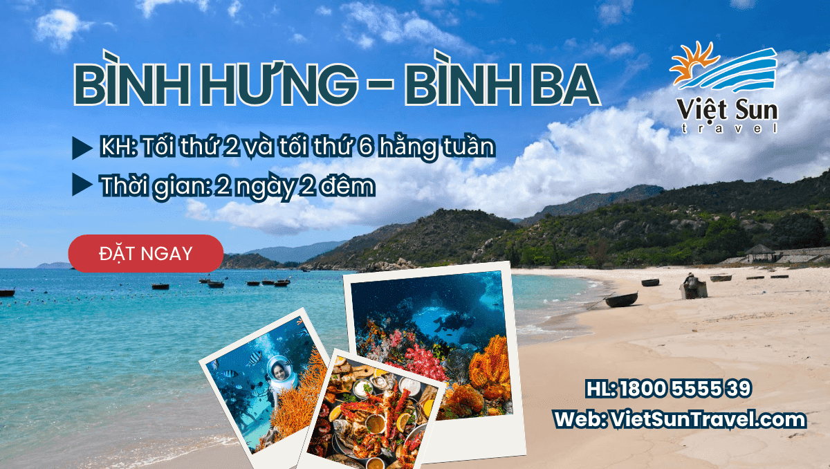 Tour Bình Hưng - Bình Ba 2 ngày 2 đêm