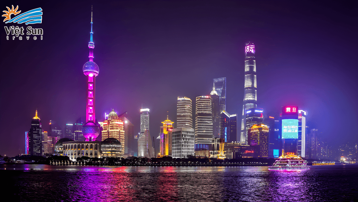 Ngắm nhìn Thượng Hải về đêm Viet Sun Travel
