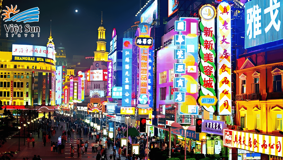 Phố Nam Kinh. viet sun travel 