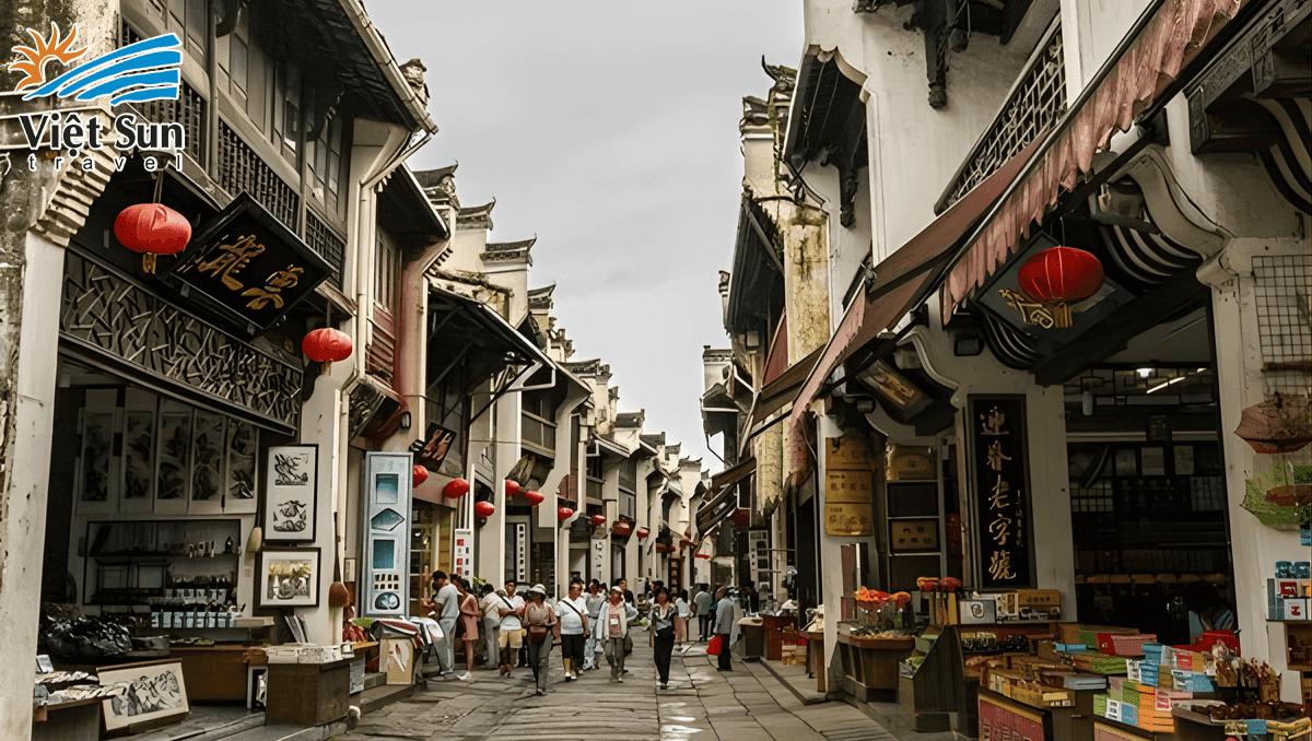 Phố cổ Điền Tử Phường. viet sun travel