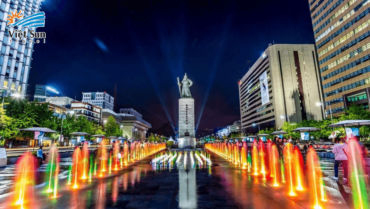 Quảng trường Gwanghwamun Viet Sun