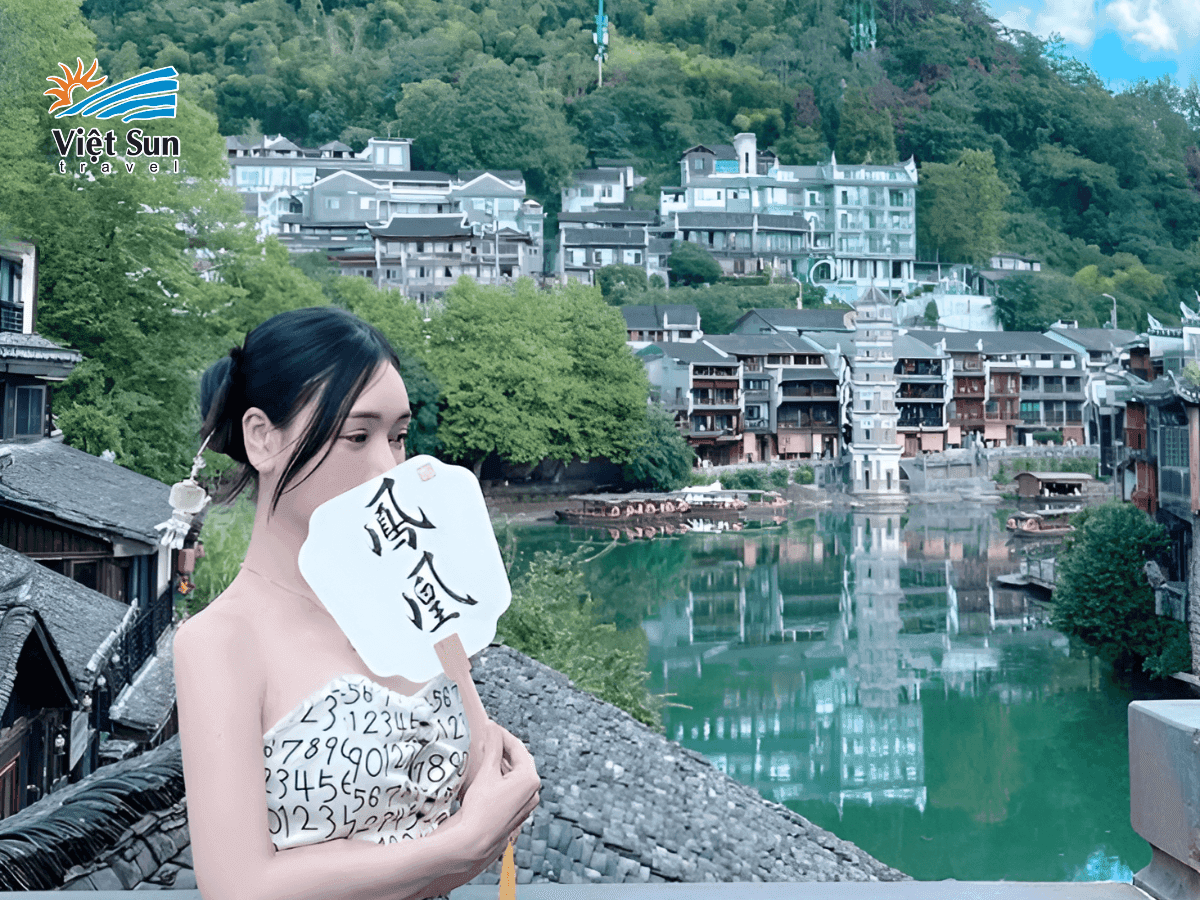 Sông Đà Giang vào mùa hè