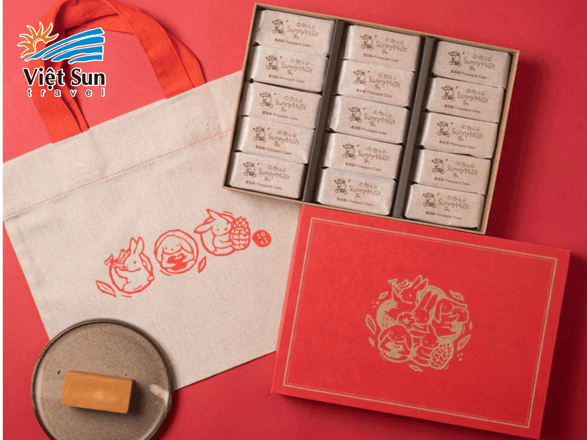 Bánh dứa SunnyHills với thiết kế đẹp mắt và thân thiện môi trường