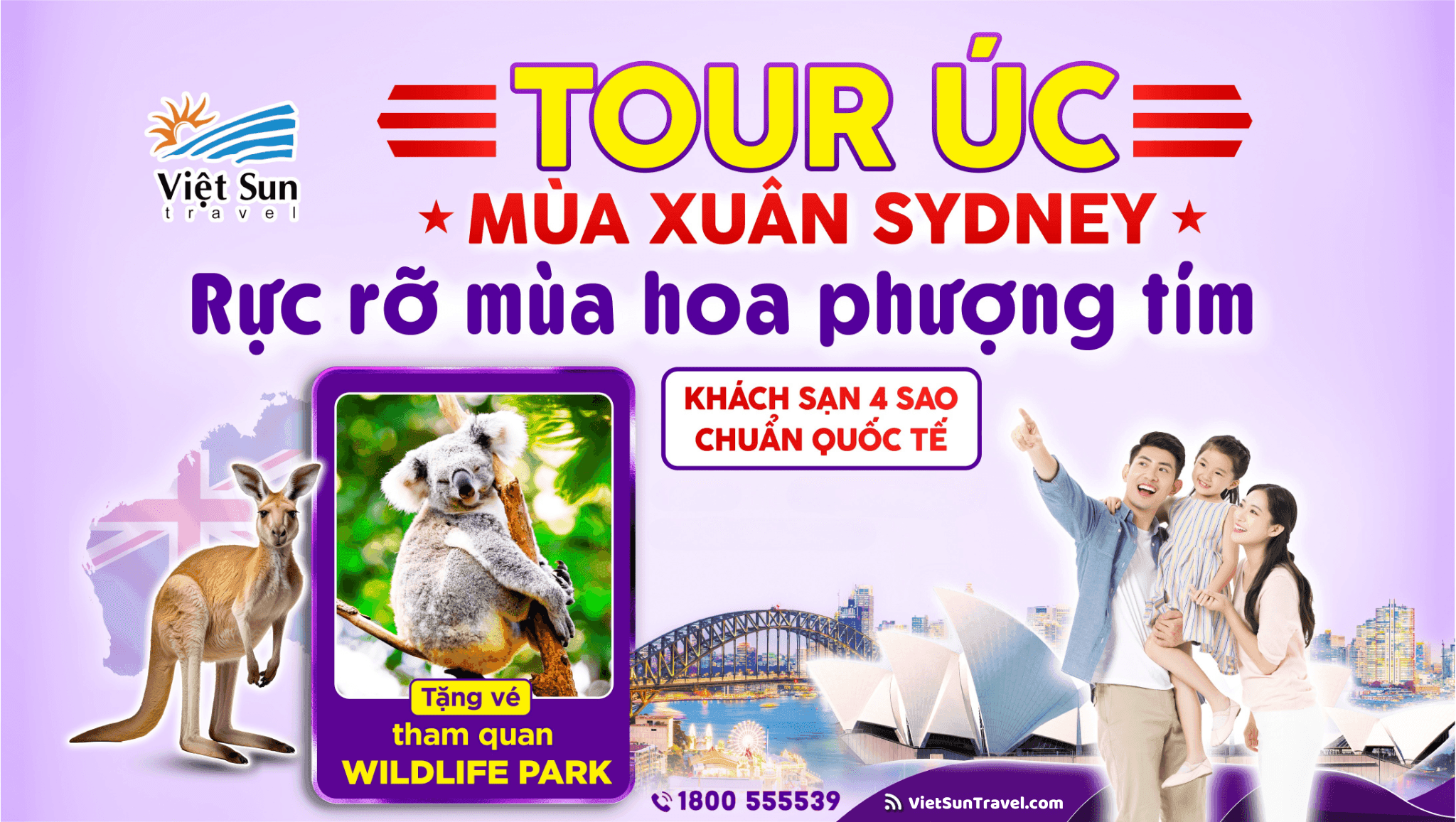 TOUR ÚC SYDNEY 5 NGÀY 4 ĐÊM VIET SUN TRAVEL