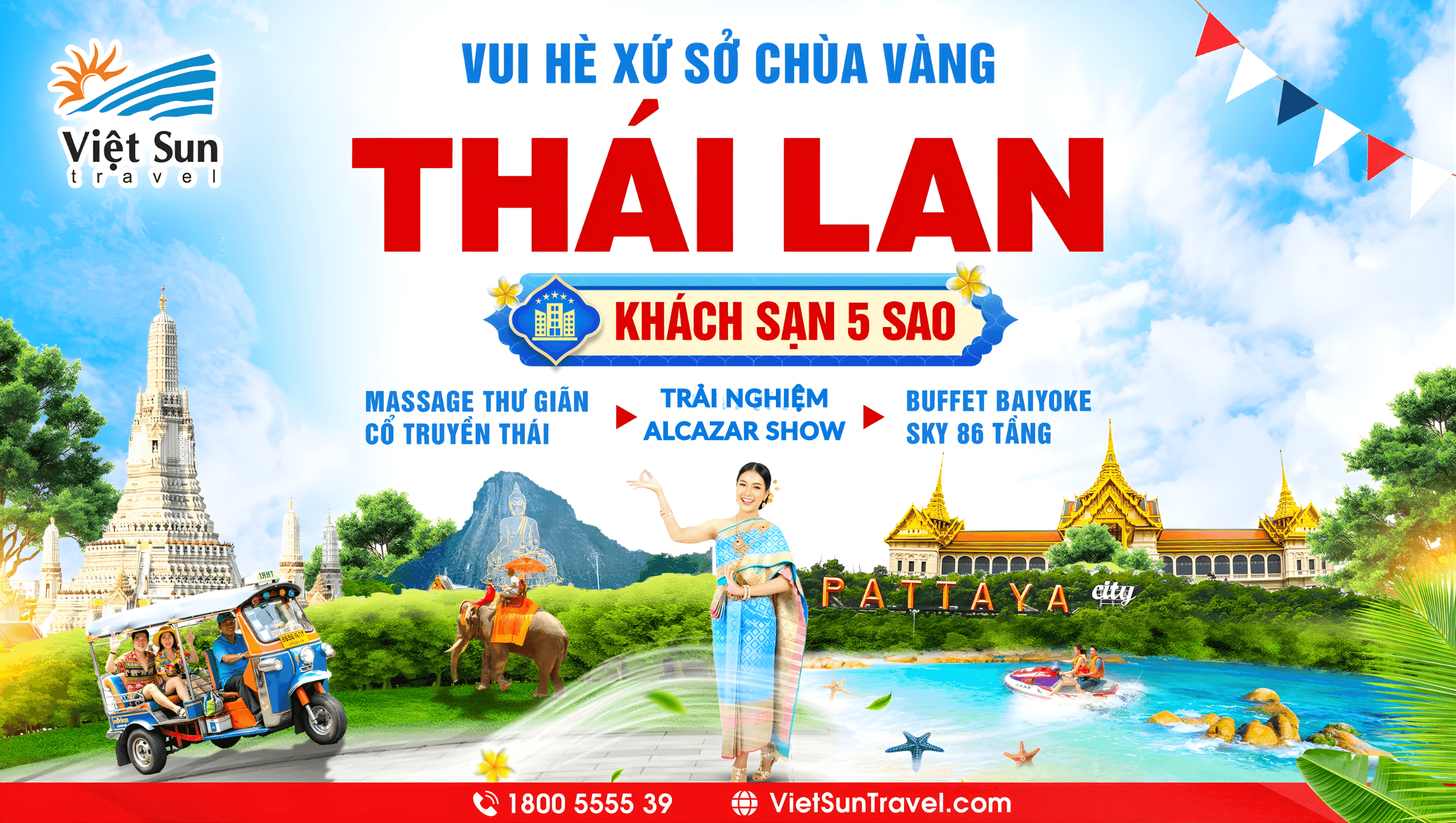 DU LỊCH THÁI LAN: KHÁM PHÁ XỨ SỞ CHÙA VÀNG 
