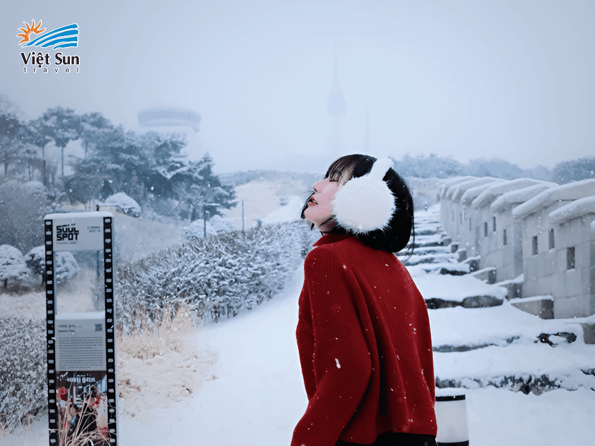 Tham quan tháp Namsan vào mùa đông