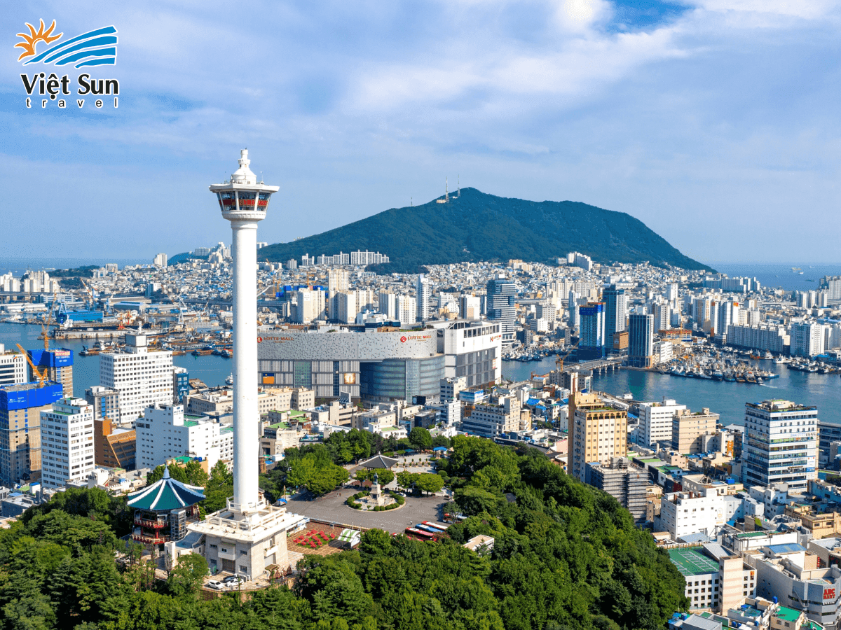 Tháp Busan và Công viên Yongdusan – ngắm toàn cảnh thành phố Busan
