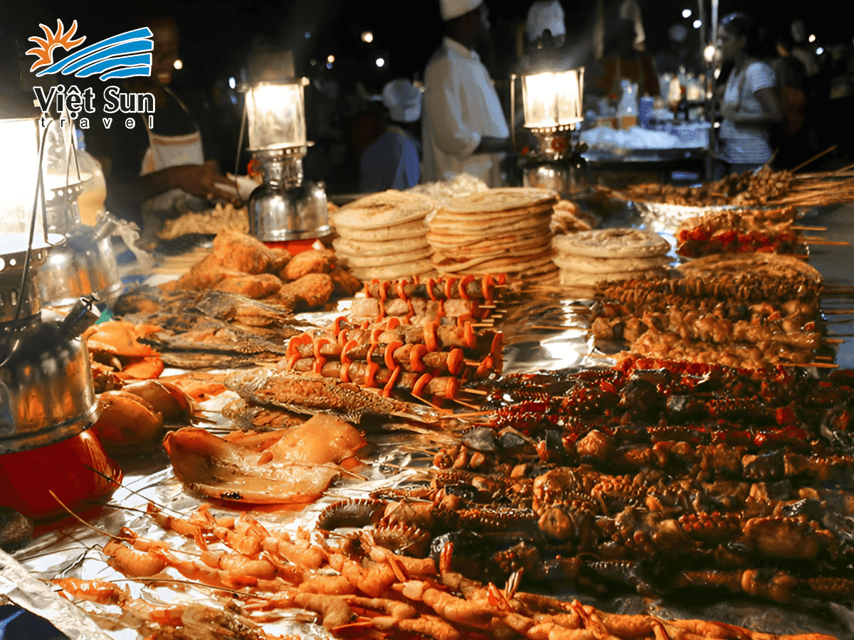 Thưởng thức ẩm thực đường phố Châu Phi