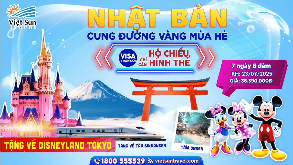 Tour Nhật Bản Disneyland