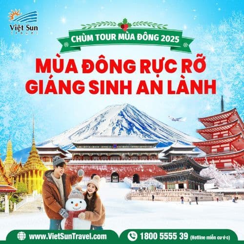 chùm tour mùa đông 2025