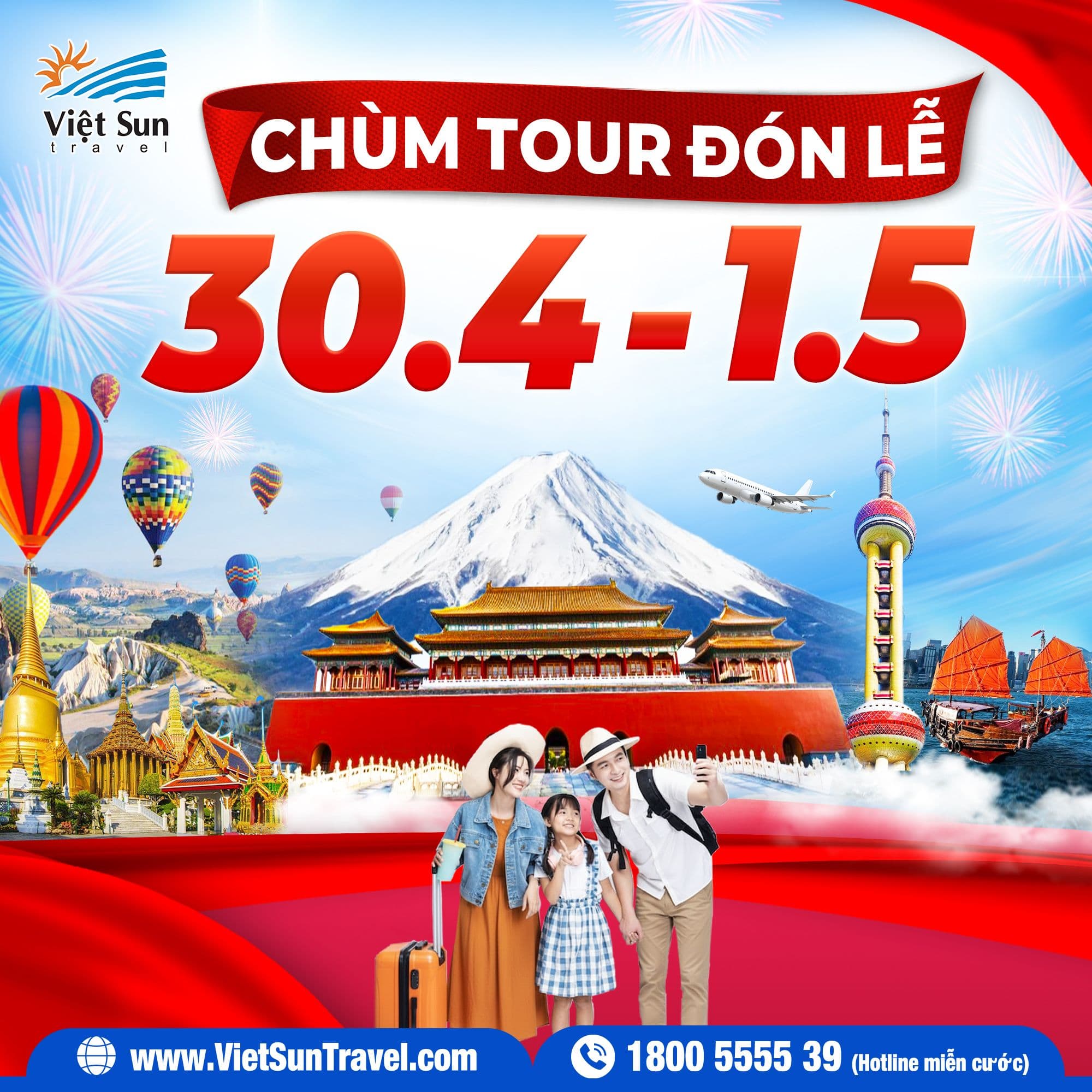 du lịch 30 tháng 4 viet sun travel