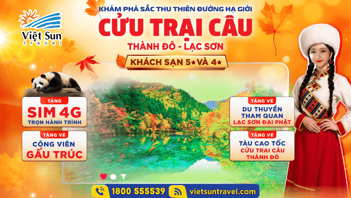 du lịch cửu trại câu mùa thu
