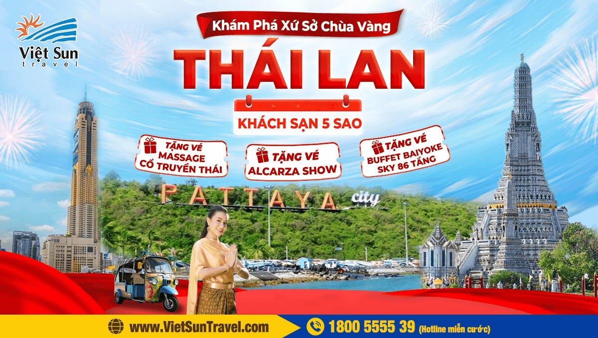 du lịch thái lan viet sun travel