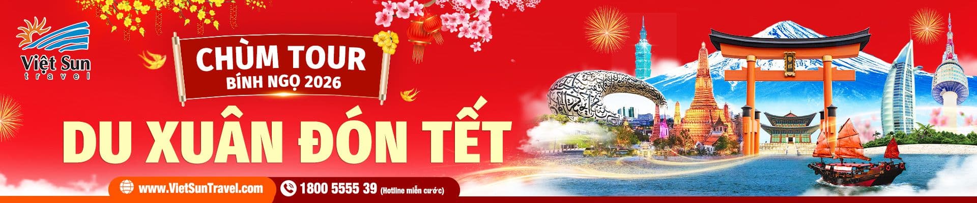 du xuân đón tết bính ngọ viet sun