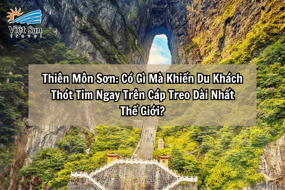 Thiên Môn Sơn: Có Gì Mà Khiến Du Khách Thót Tim Ngay Trên Cáp Treo Dài Nhất Thế Giới?
