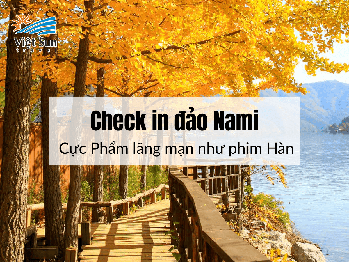 Check in đảo Nami - Cực Phẩm lãng mạn như phim Hàn