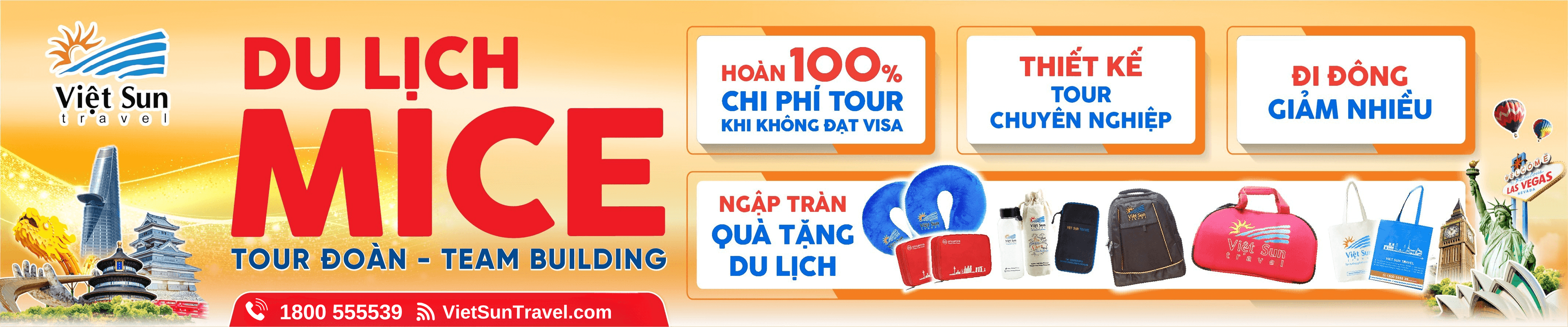 tour khách đoàn viet sun travel mice