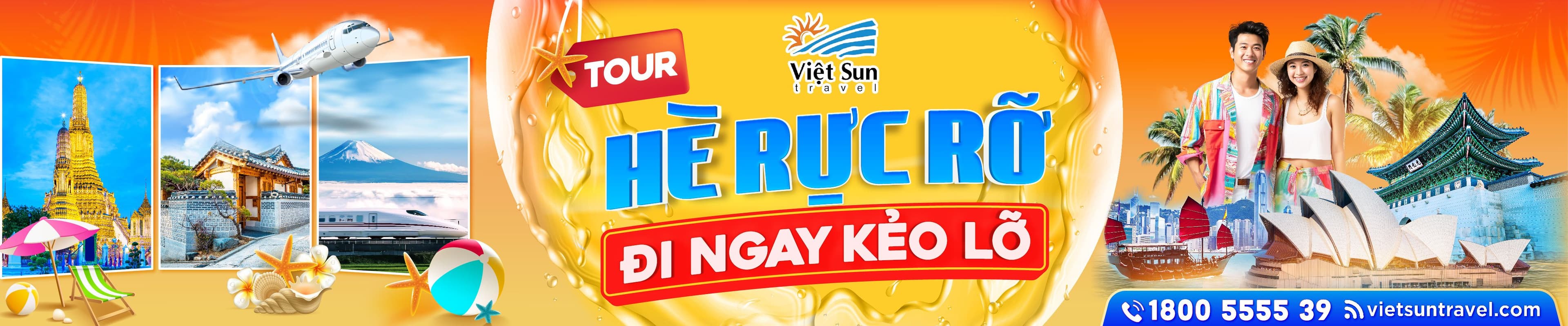 tour mùa hè 2025 Viet Sun Travel