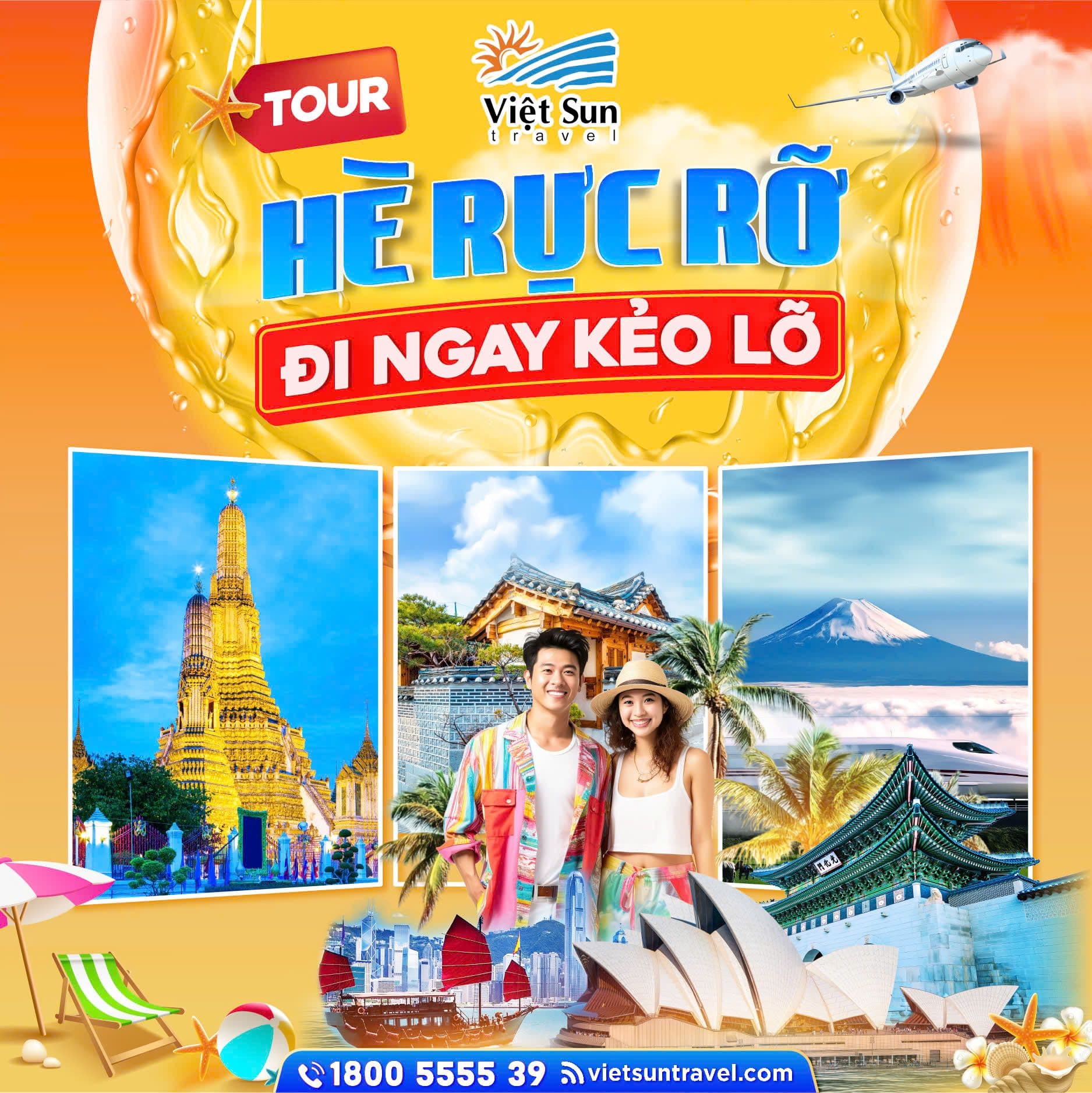 tour mùa hè 2025 Viet Sun Travel