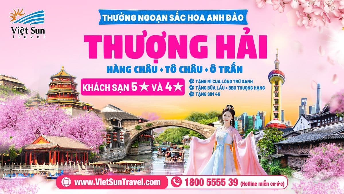 tour thượng hải mùa xuân