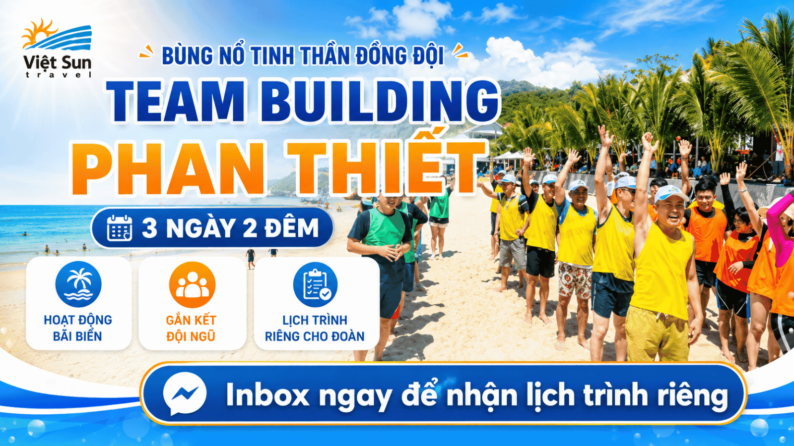Team building Phan Thiết 3 ngày 2 đêm