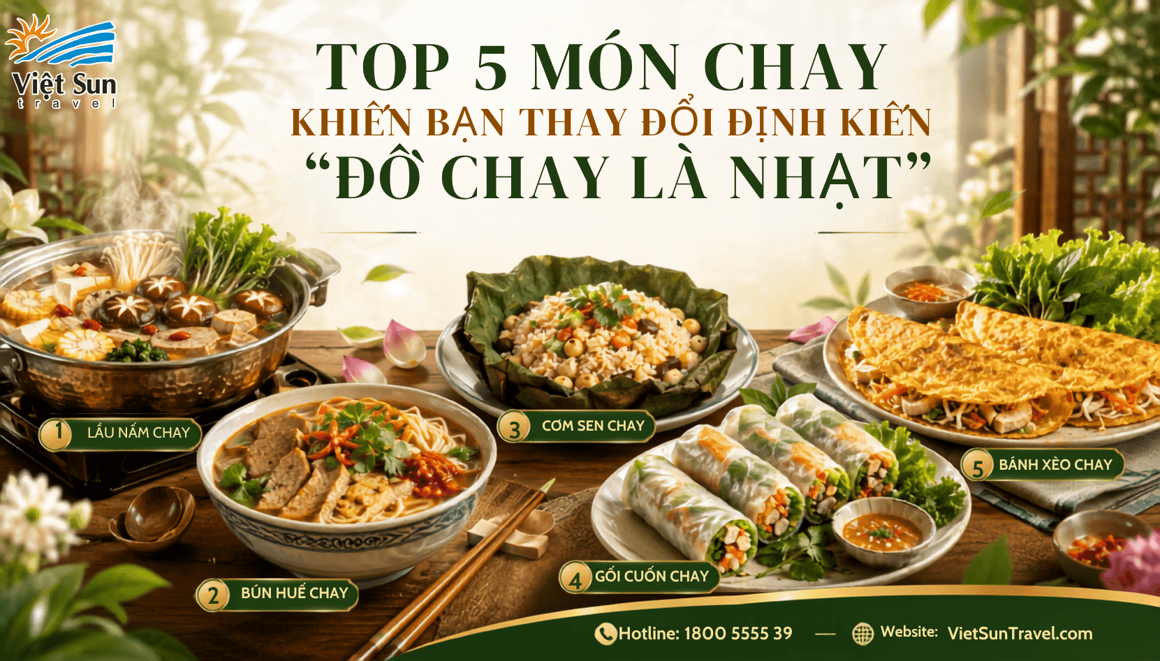 ĂN CHAY Ở ĐÀ LẠT CÓ GÌ NGON? TOP 5 MÓN CHAY KHIẾN BẠN THAY ĐỔI ĐỊNH KIẾN "ĐỒ CHAY LÀ NHẠT"