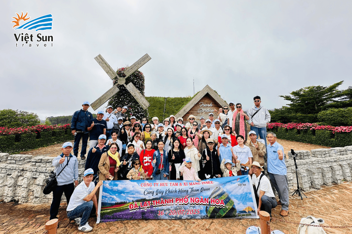 VIET SUN TRAVEL TRÂN TRỌNG CẢM ƠN CÔNG TY TNHH HỮU TÂM ĐÃ ĐỒNG HÀNH TRONG HÀNH TRÌNH KHÁM PHÁ ĐÀ LẠT