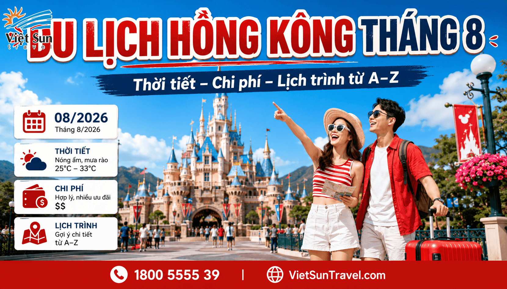 DU LỊCH HỒNG KÔNG THÁNG 8/2026 CẦN CHUẨN BỊ GÌ? KINH NGHIỆM THỜI TIẾT, CHI PHÍ, LỊCH TRÌNH CHI TIẾT TỪ A-Z